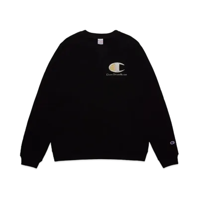 Champion x DSMG Crew Neck Sweatshirt "Black"