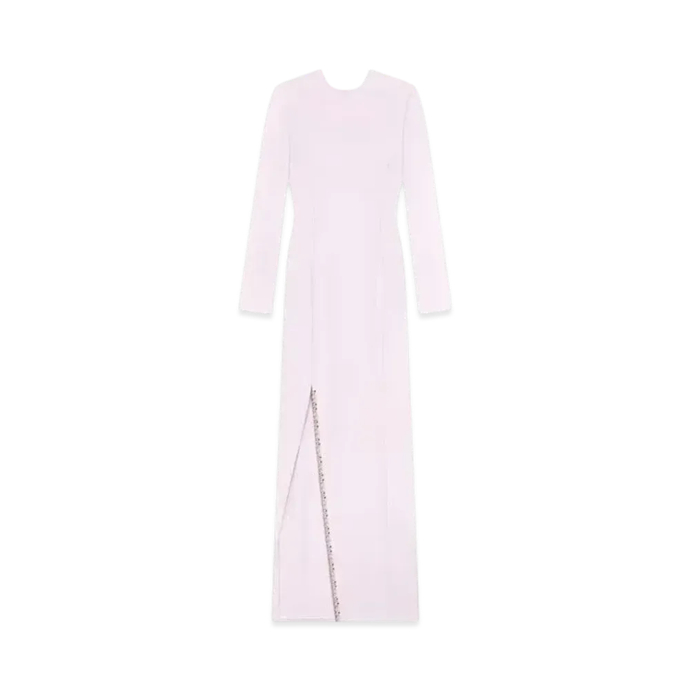 GIVENCHY Evening Dress With Crystals Details "Baby Pink"