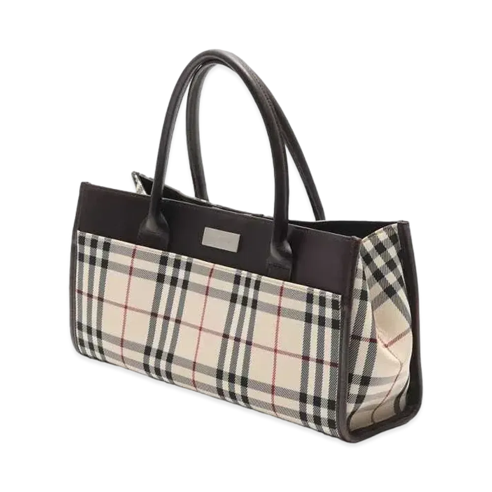 Burberry Check Mini Handle Bag