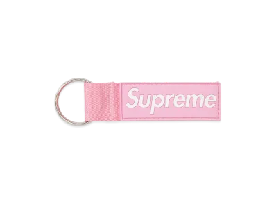 Supreme Webbing Keychain (26SS) "Pink"