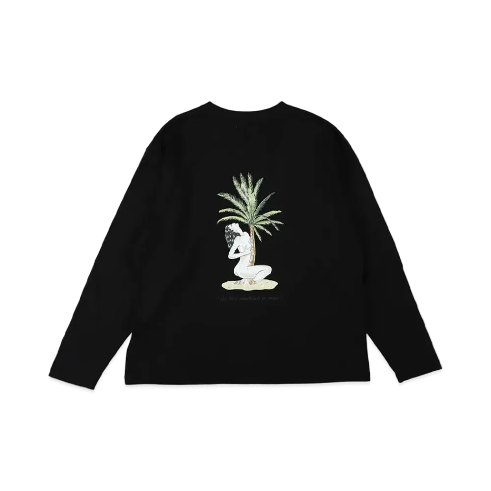 WIND AND SEA x BY ME STAND Long T-shirt "Black"