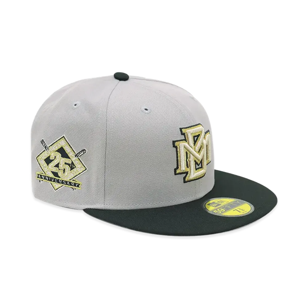 NEW ERA x THE CAP 59Fifty Midnight Royalty Milwaukee Brewers "Gray/Black"