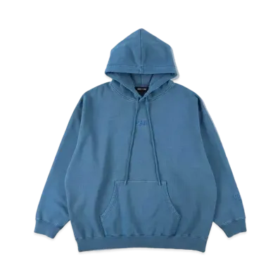 WIND AND SEA SEA (PIGMENT-DYE) HOODIE "D.Blue"