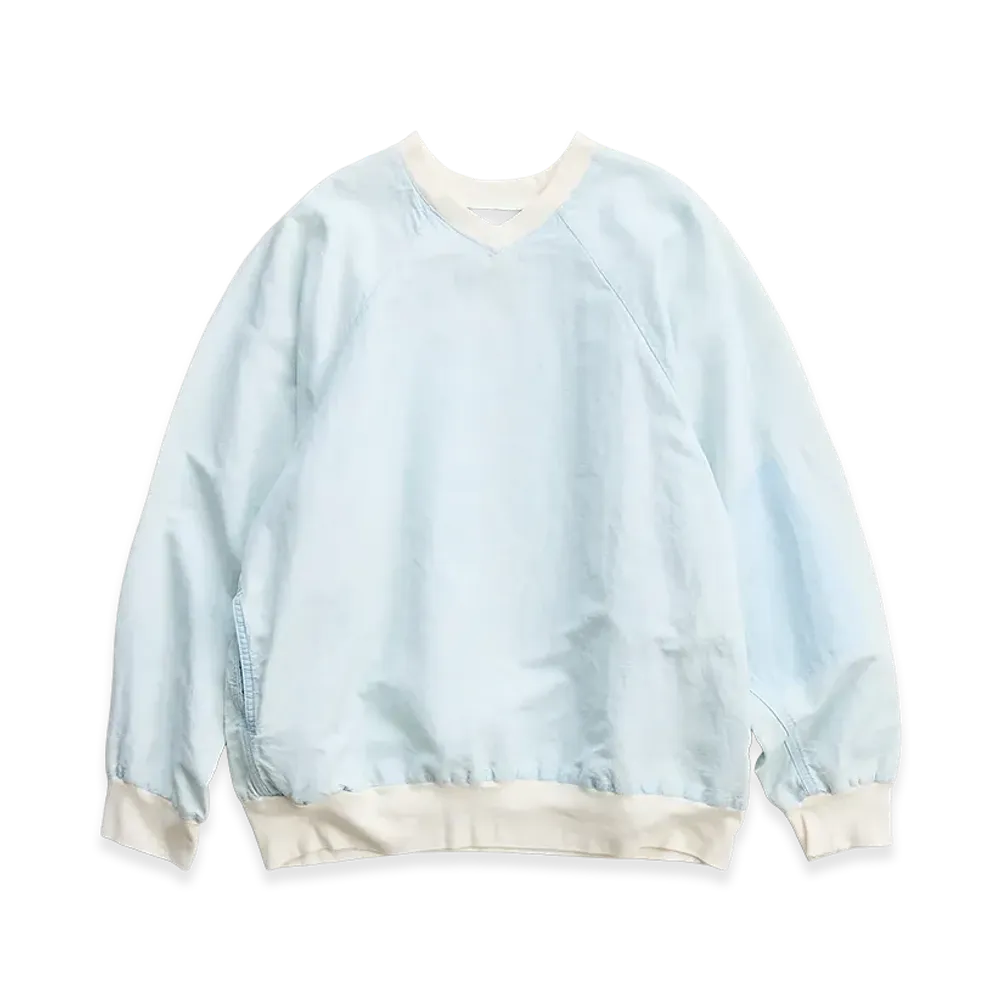 NICENESS D.Pomona Double Fronted Pullover "Ice Blue"