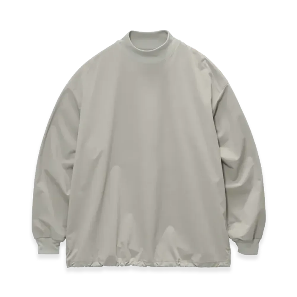 Graphpaper Pertex Equilibrium L/S Mock Neck Pullover "Ash"