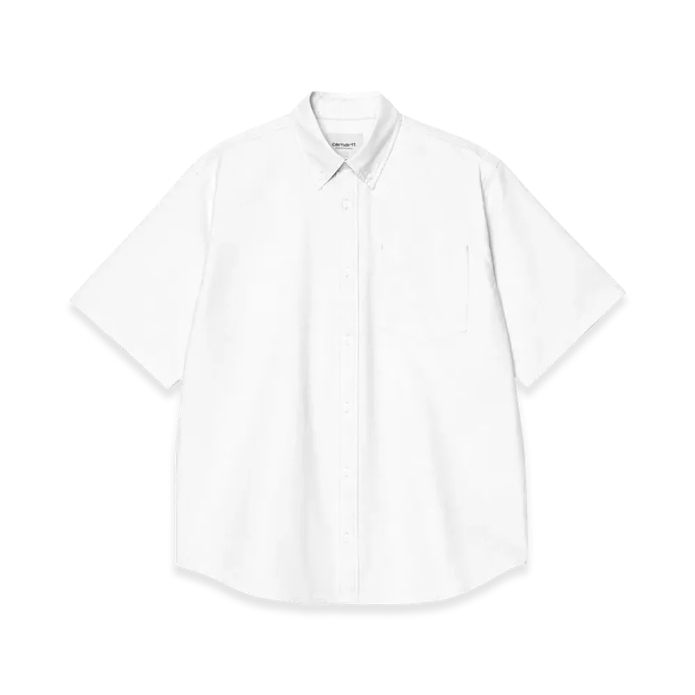 Carhartt WIP S/S Braxton Shirt "White/White"
