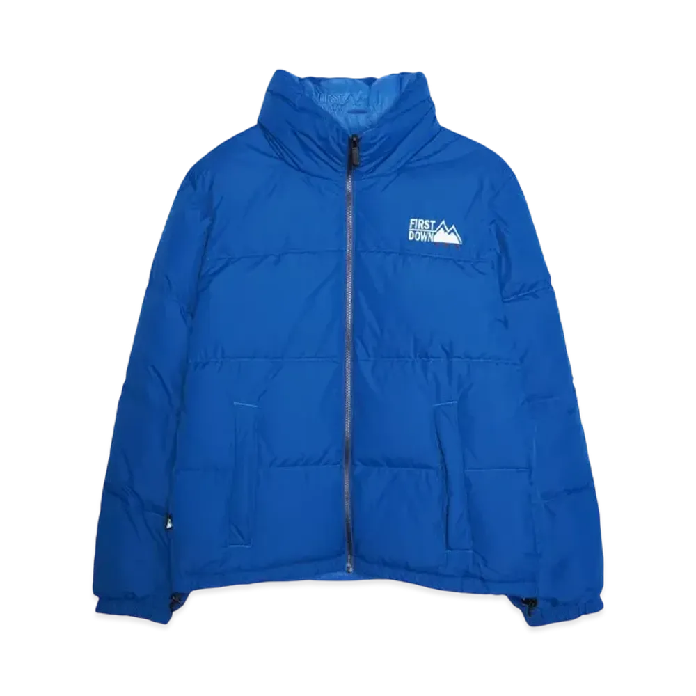 FIRST DOWN BUBBLE DOWN JACKET SHORT "BLUE"