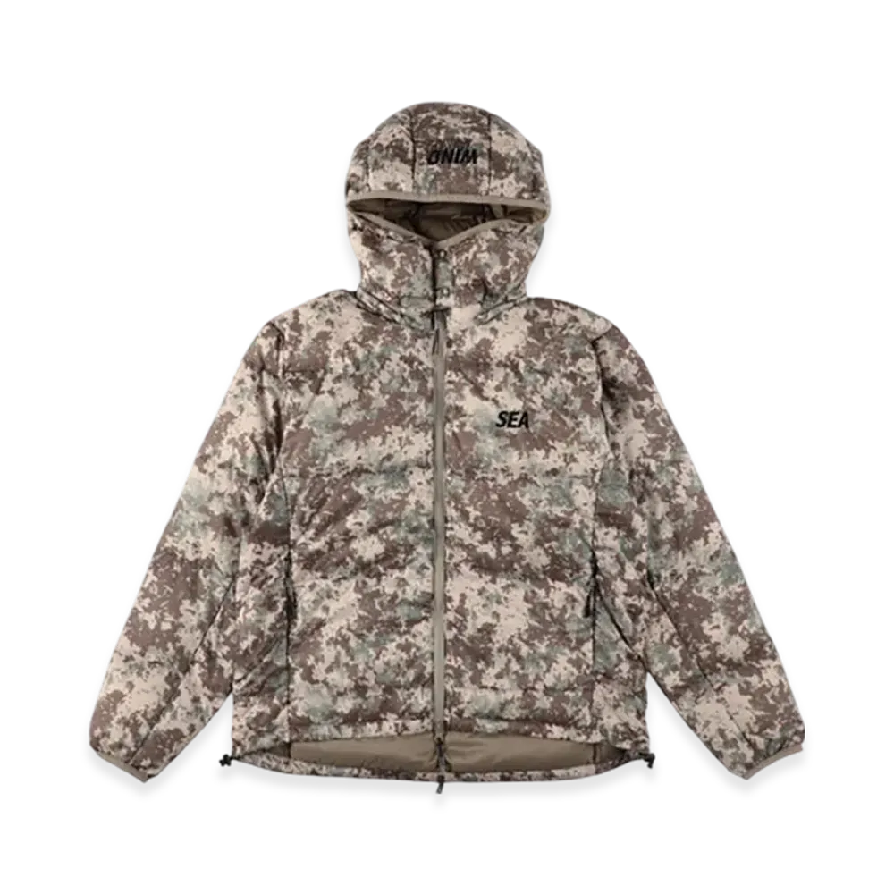 WIND AND SEA x TAION Hooded Down "Camo"