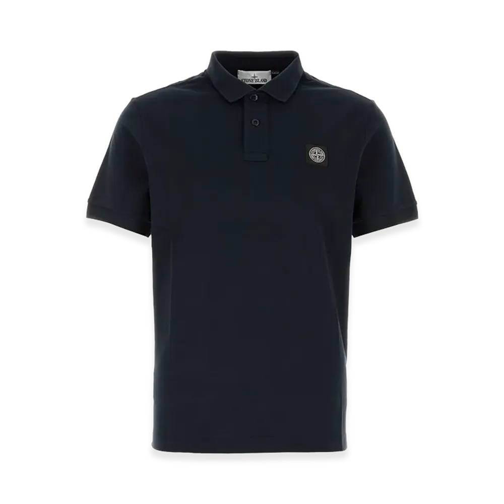 Stone Island Stretch Piquet Polo Shirt "Blue"