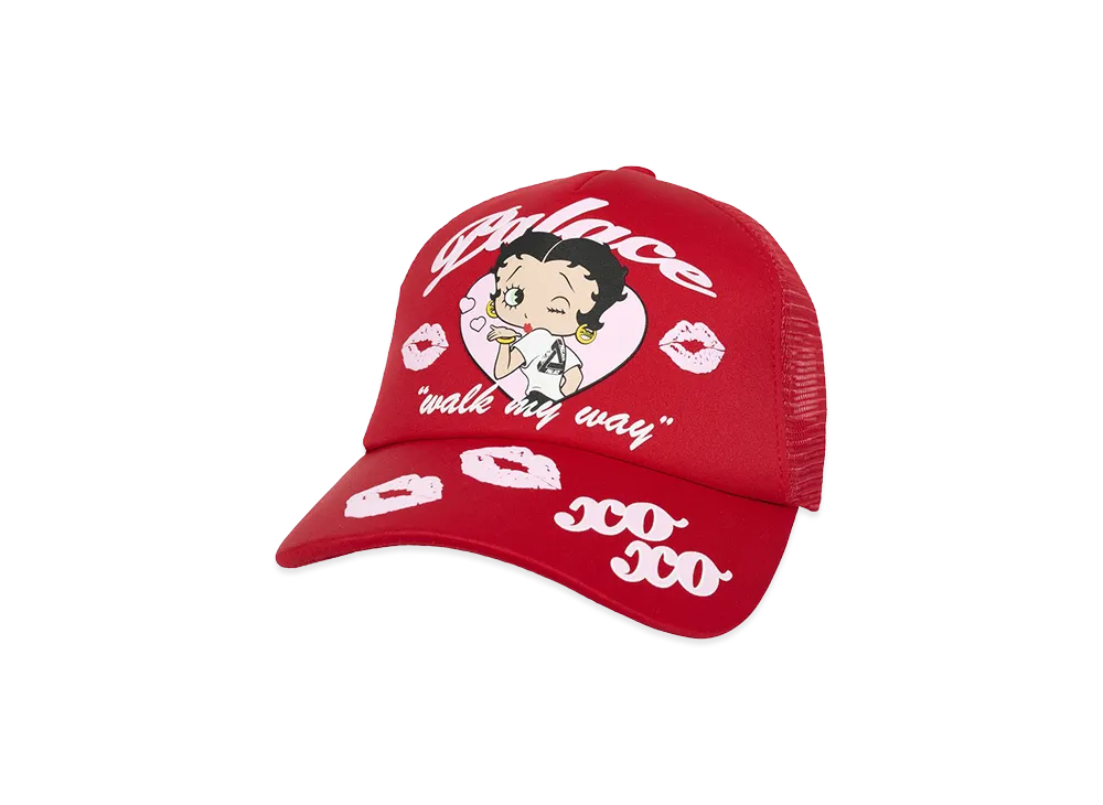 PALACE x Betty Boop Trucker "Red"