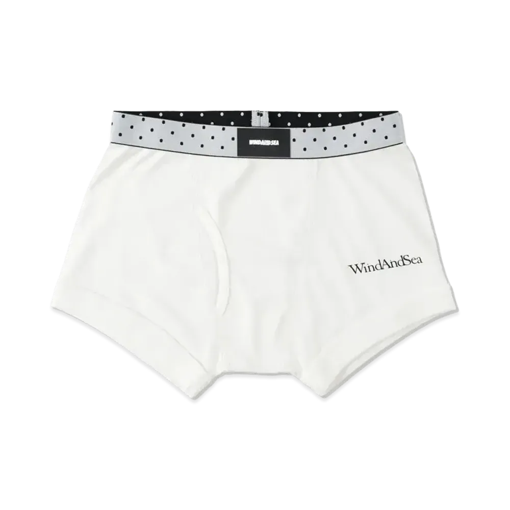 WIND AND SEA SDT (DOT) Boxer Brief "White"
