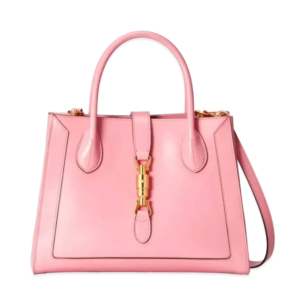 GUCCI Jackie 1961 Medium Tote Bag "Pale Pink"