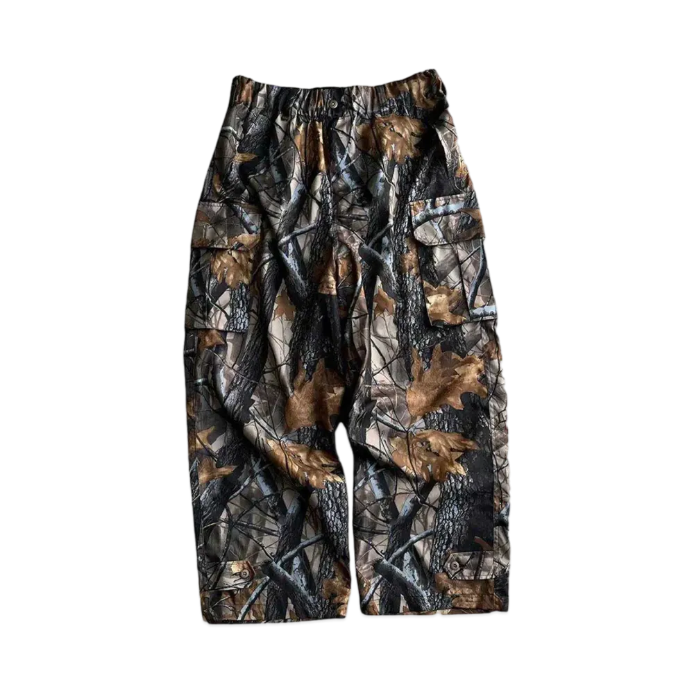 BALLSY.BROTHERS M47 Real Tree Wide Cargo Pants "Brown"