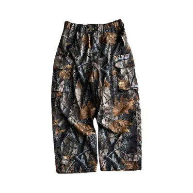 BALLSY.BROTHERS M47 Real Tree Wide Cargo Pants "Brown"