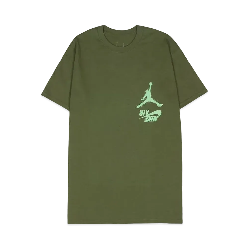 Air Jordan x Travis Cactus Jack Highest T Shirt "Olive"