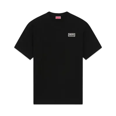 KENZO 'PARIS' Classic Two-Tone Embroidery T-Shirt "Black"