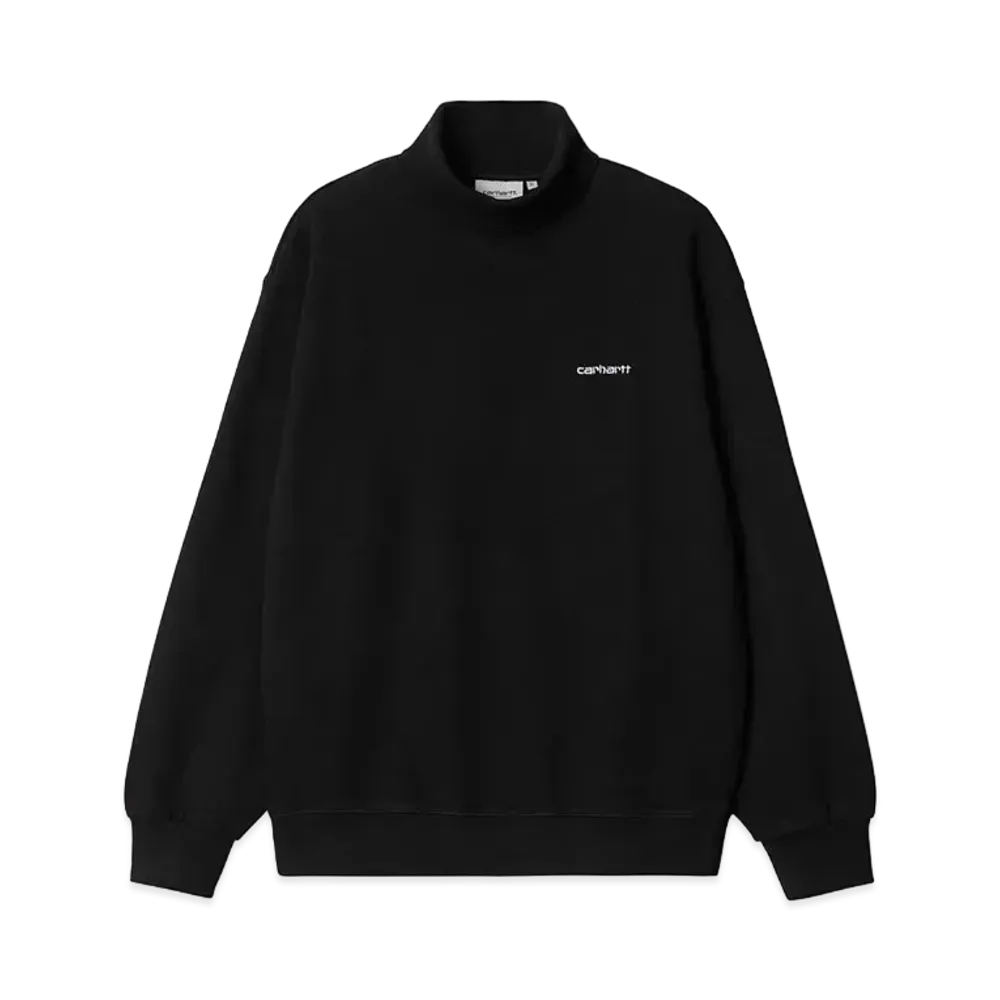 Carhartt WIP Script Mockneck Sweat "Black"