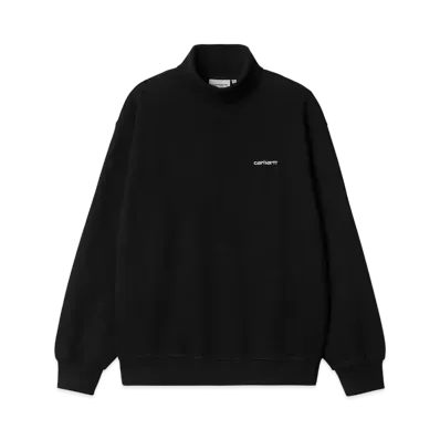 Carhartt WIP Script Mockneck Sweat "Black"