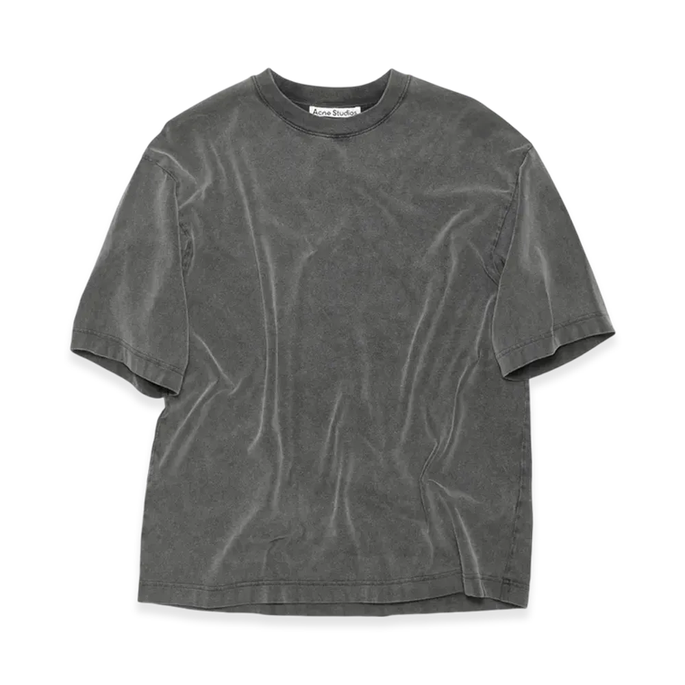 Acne Studios Crewneck T-Shirt "Faded Black"