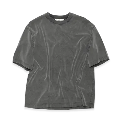 Acne Studios Crewneck T-Shirt "Faded Black"