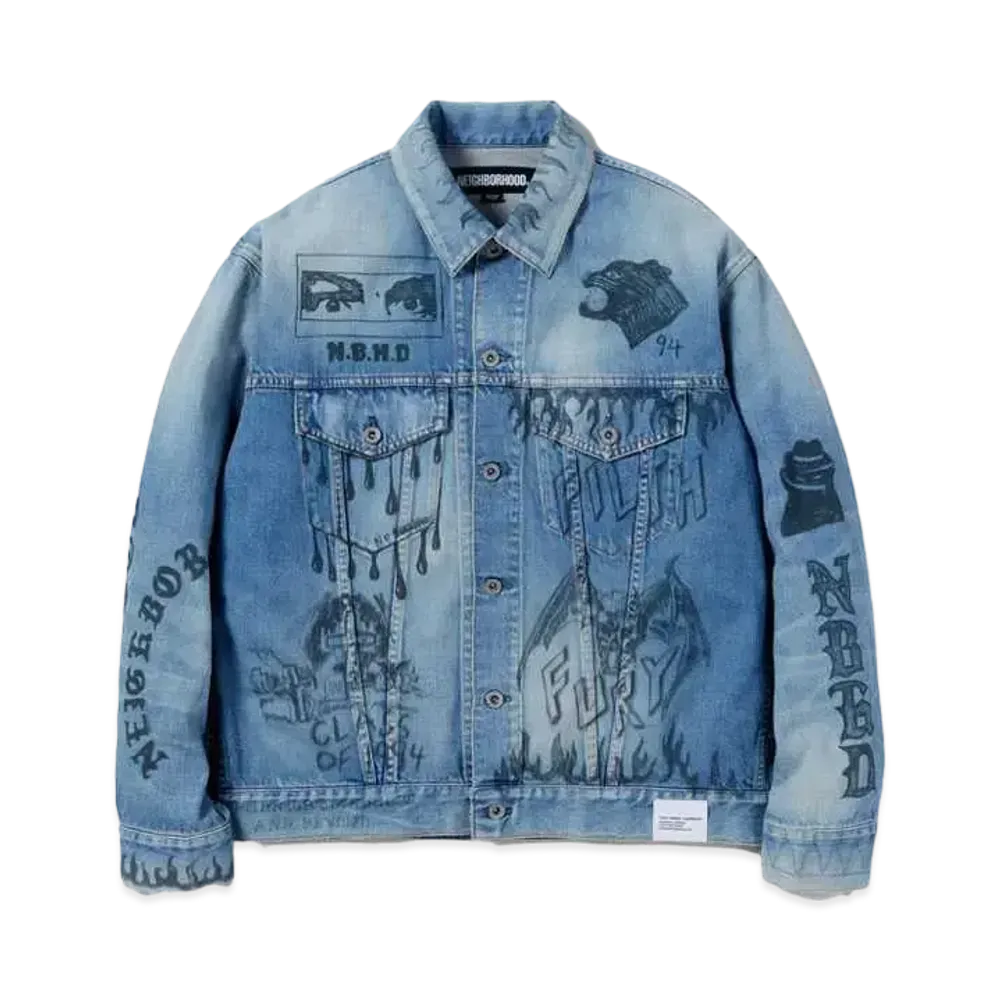 NEIGHBORHOOD Fade Denim Type-3 Jacket "Indigo"