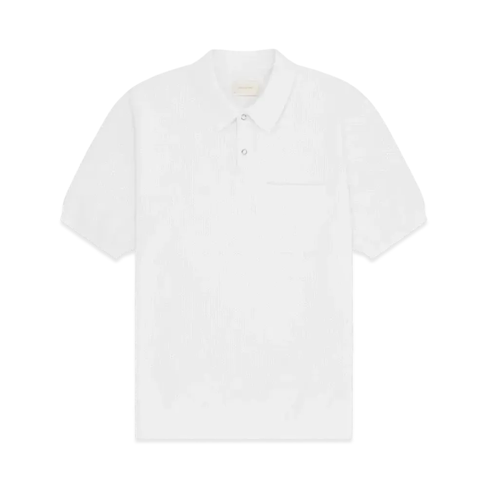 Aime Leon Dore Short-Sleeve Knit Polo "White"