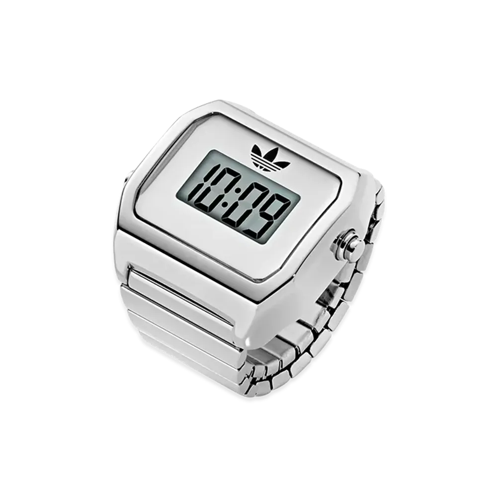 adidas Originals Digital Two Ring Watch "Silver"