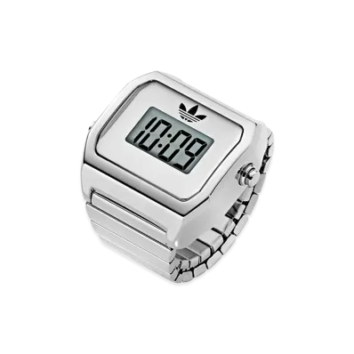 adidas Originals Digital Two Ring Watch "Silver"