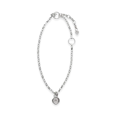 Acne Studios Logo Stamp Pendant Necklace "Silver"