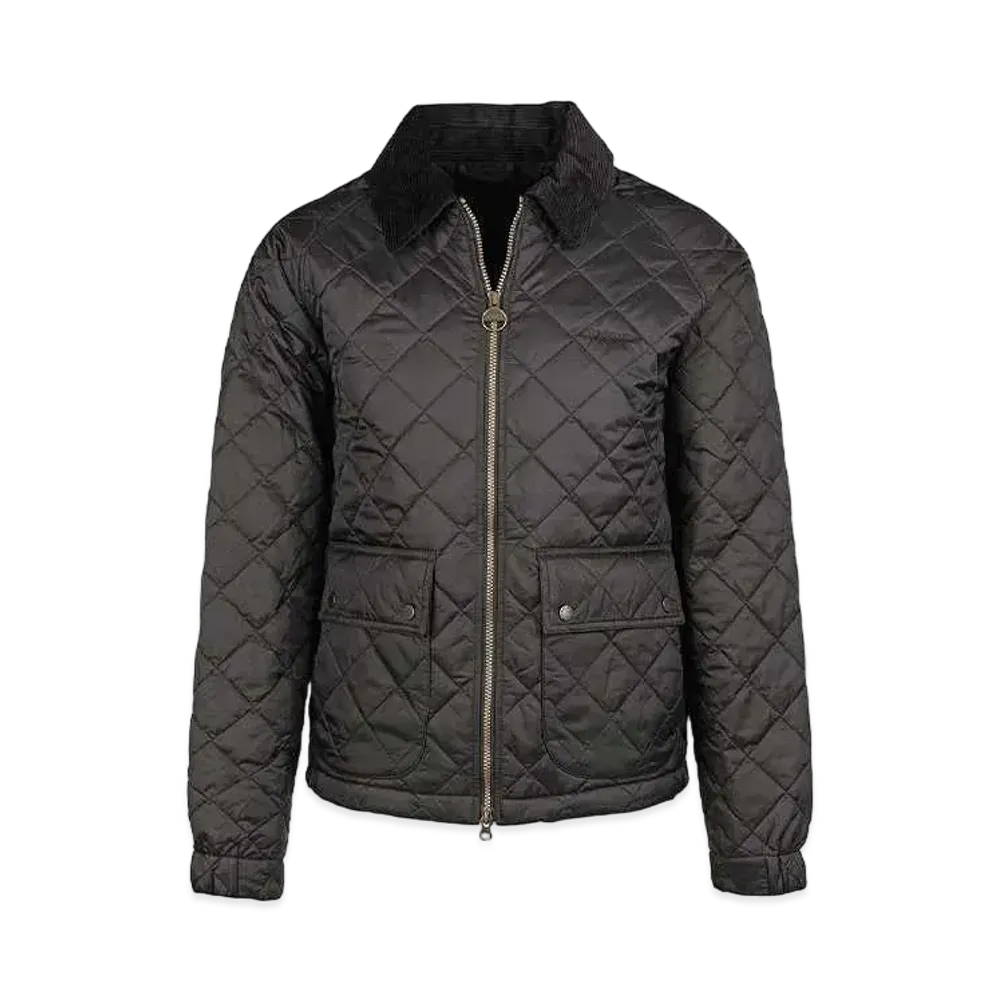 Barbour Dom Quilted Blouson "Black"