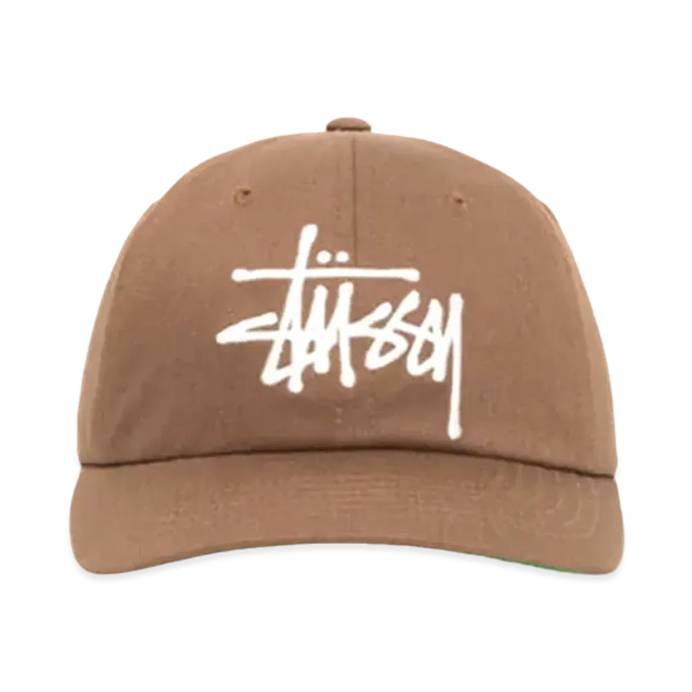 Stussy Low Profile Big Basic Snapback "Cocoa"
