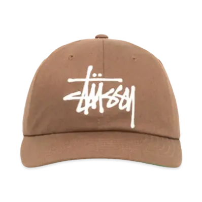 Stussy Low Profile Big Basic Snapback "Cocoa"