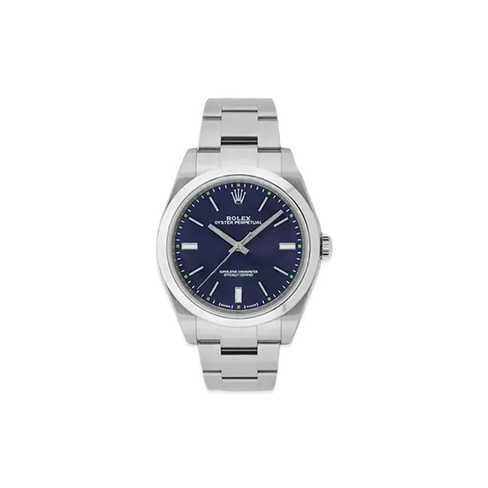 ROLEX Oyster Perpetual 39 Blue Dial 114300