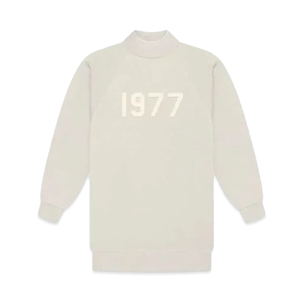 FEAR OF GOD ESSENTIALS WOMEN'S 1977 3/4 SLEEVE MOCKNECK "Wheat"