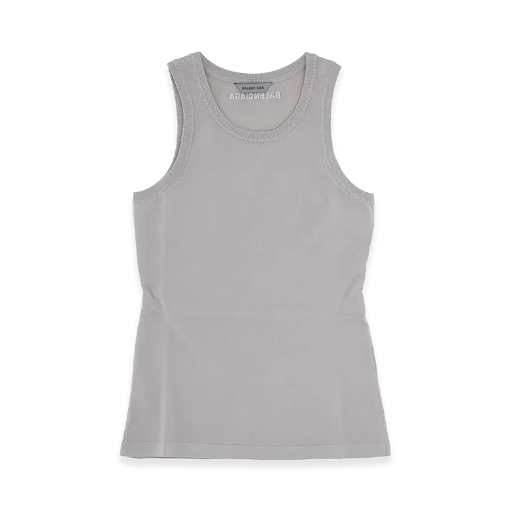 BALENCIAGA Women's Tank Top "Gray"