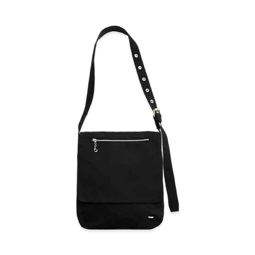 OUR LEGACY Women's Slim Satchel "Static Black Papyrus Poly"