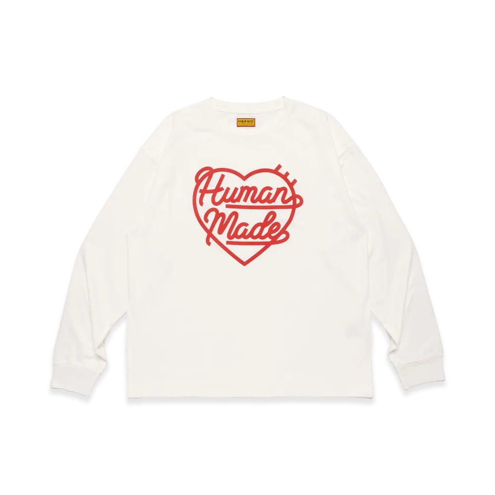 HUMAN MADE Graphic LS T-Shirt "White"