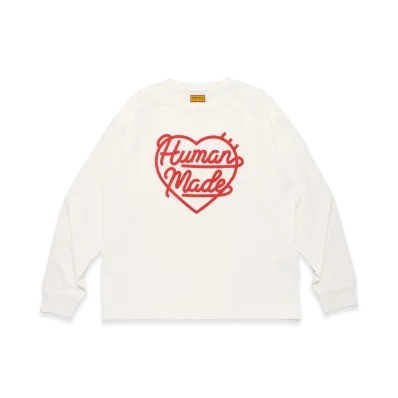 HUMAN MADE Graphic LS T-Shirt "White"
