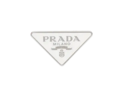 PRADA Prada Symbol Right Ear Earrings "White"
