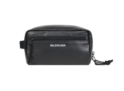 BALENCIAGA Explorer Toiletry Pouch "Black"