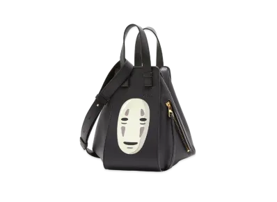 LOEWE x Spirited Away Kaonashi Small Hammock Bag In Classic Calfskin "Black"