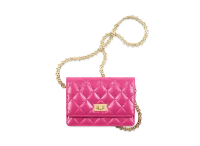 CHANEL 2.55 Chain Clutch Aged Calfskin "Pink"