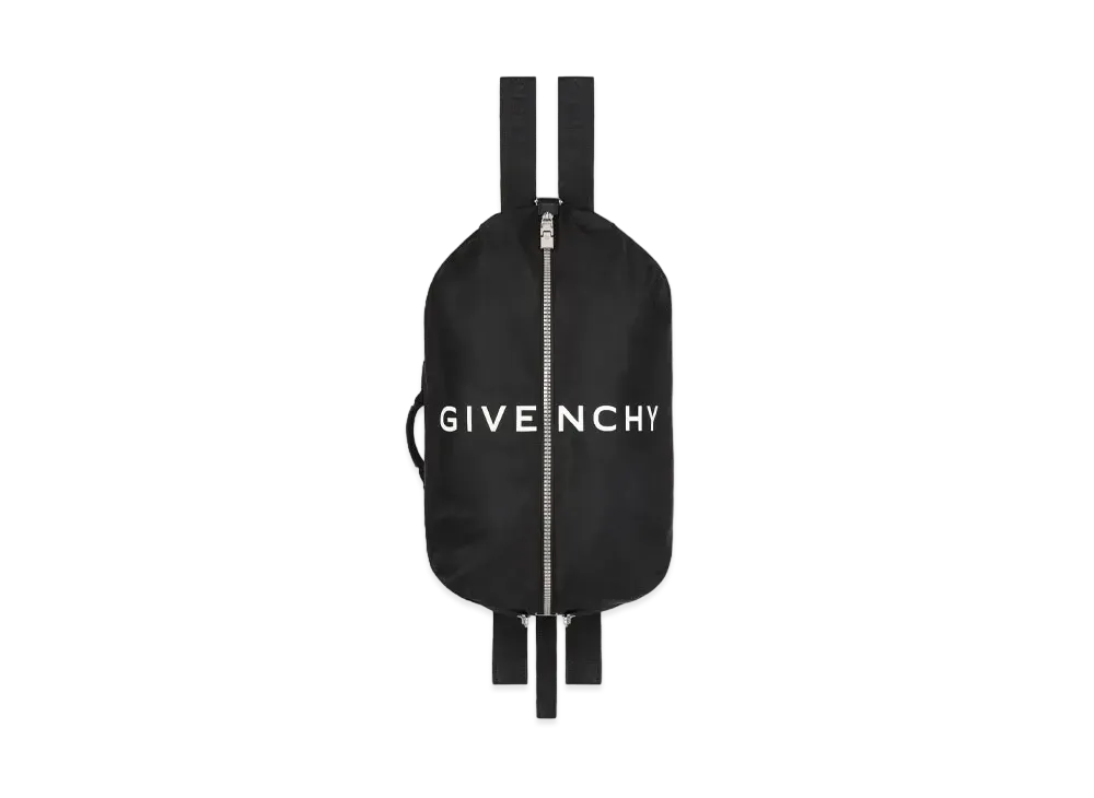 GIVENCHY G-Zip Backpack Adjustable In Nylon "Black"