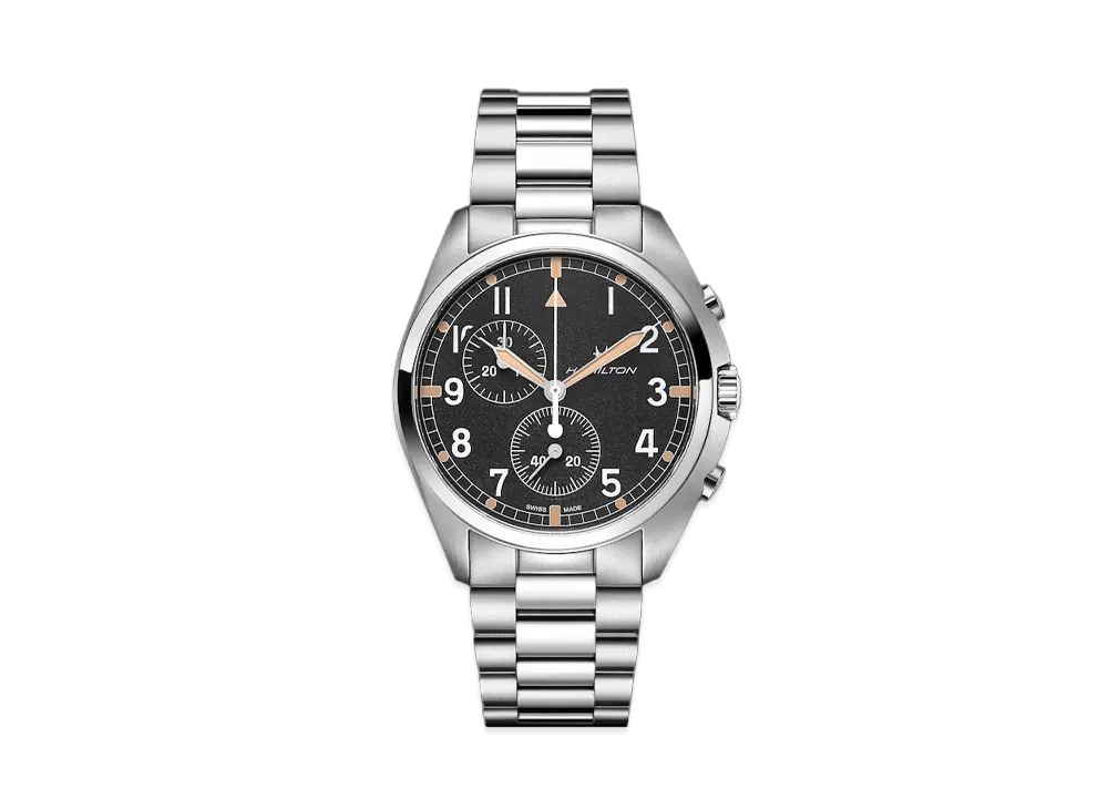 Hamilton Khaki Aviation Pilot Pioneer Chrono Quartz