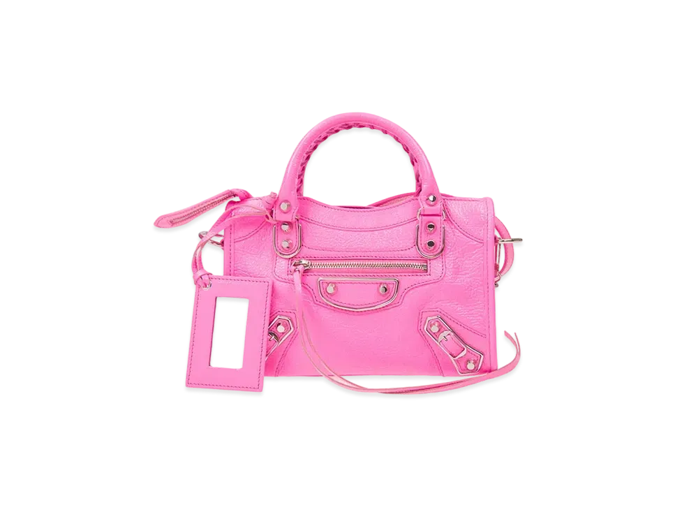 BALENCIAGA Handbag Lambskin "Pink"