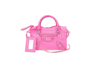 BALENCIAGA Handbag Lambskin "Pink"