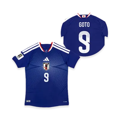 adidas Soccer Japan 2026 Home Authentic Jersey "FIFA World Cup 26 Official Sleeve Badge" #9 Keisuke Goto "Japan Blue"