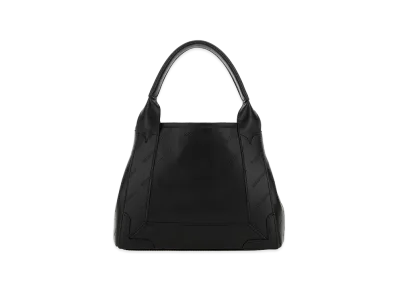 BALENCIAGA Women's Leather Cabas Navy Xs Handbag "Black"