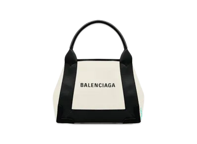 BALENCIAGA Women's Navy Cabas XS "Black"