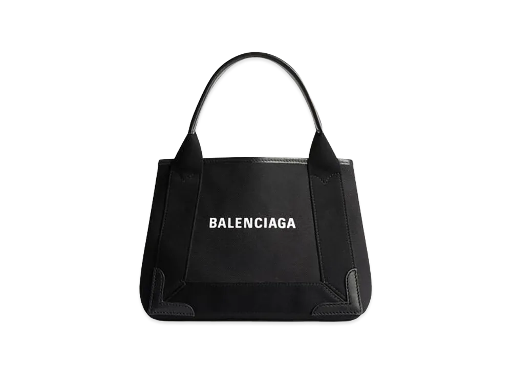 BALENCIAGA Women's Navy Cabas XS "Black"